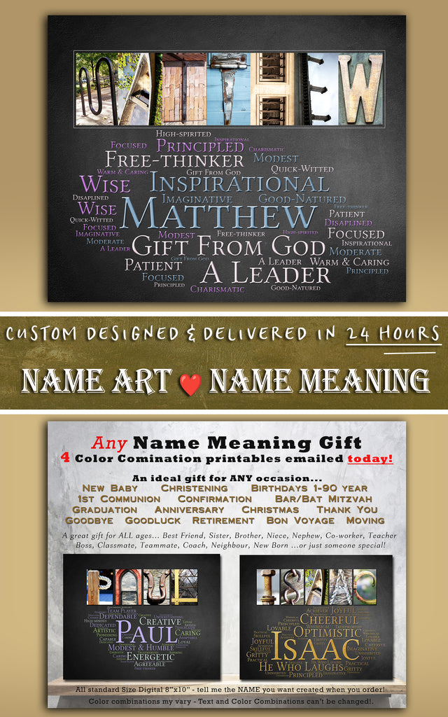 Biblical Name Meaning Gifts matthew paul isaac