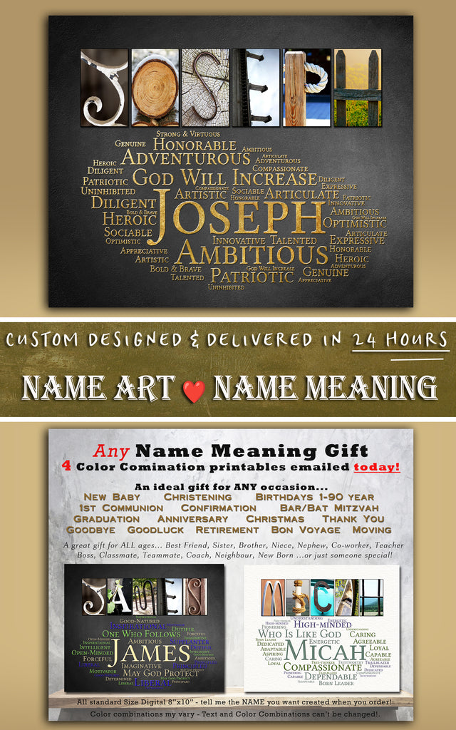 Biblical Name Meaning Gifts james joseph micah