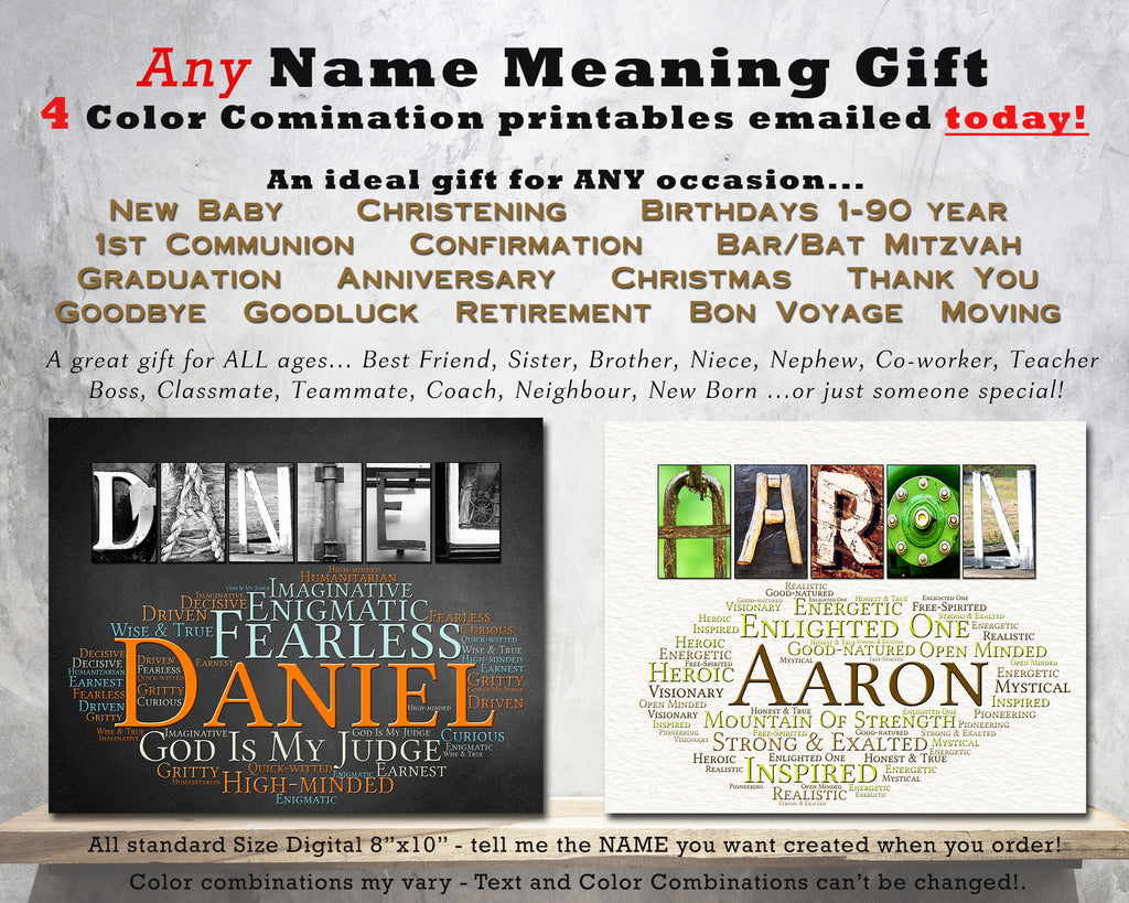 Biblical Name Meaning Gifts