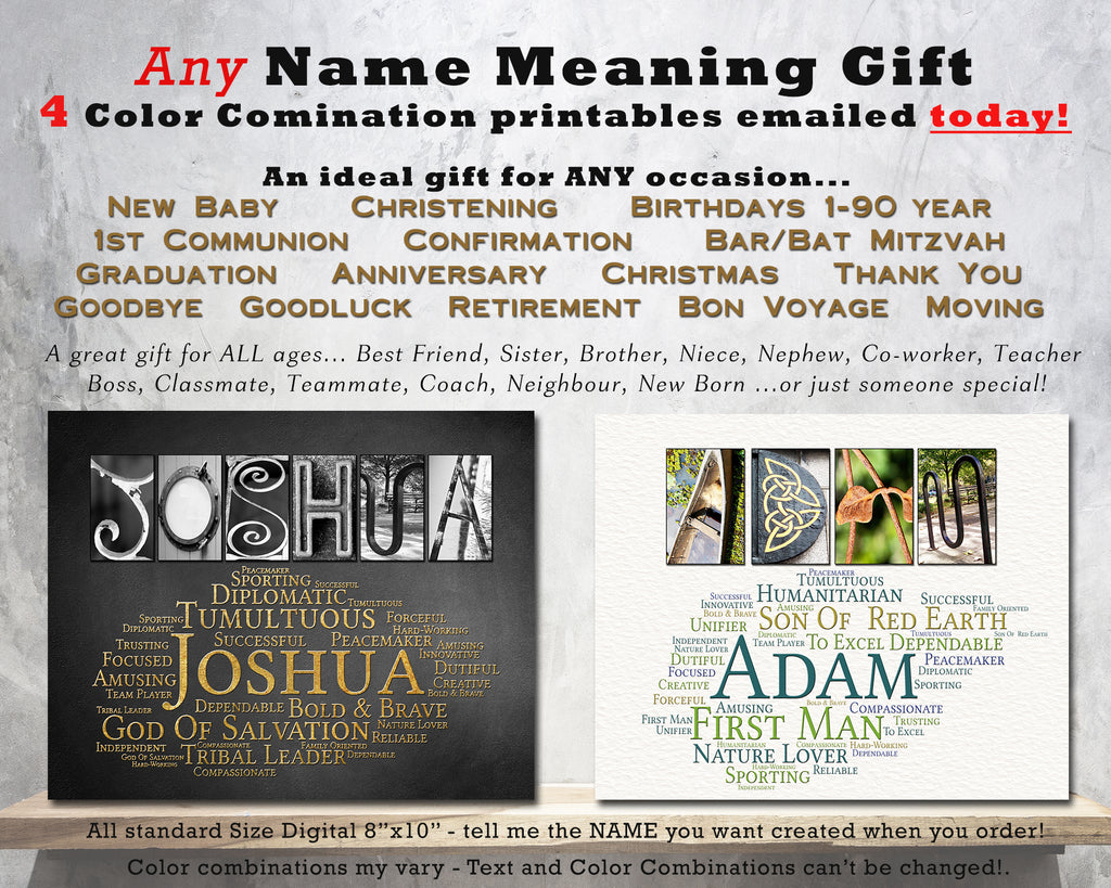 Biblical Name Meaning Gifts