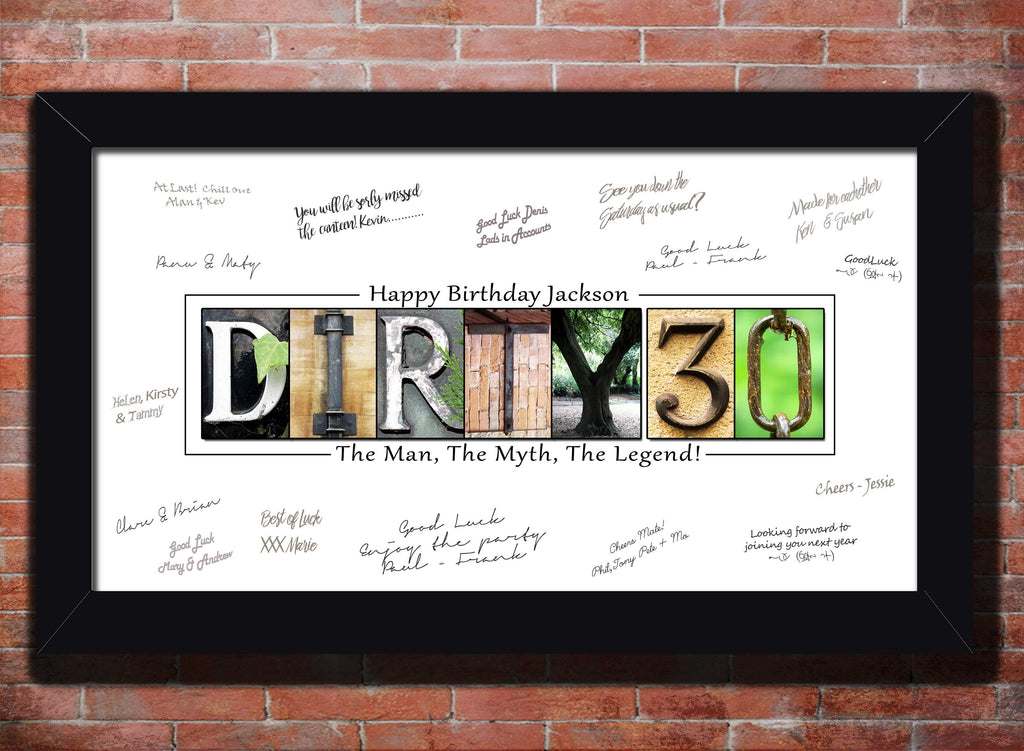 30th Birthday Gift Dirty Thirty