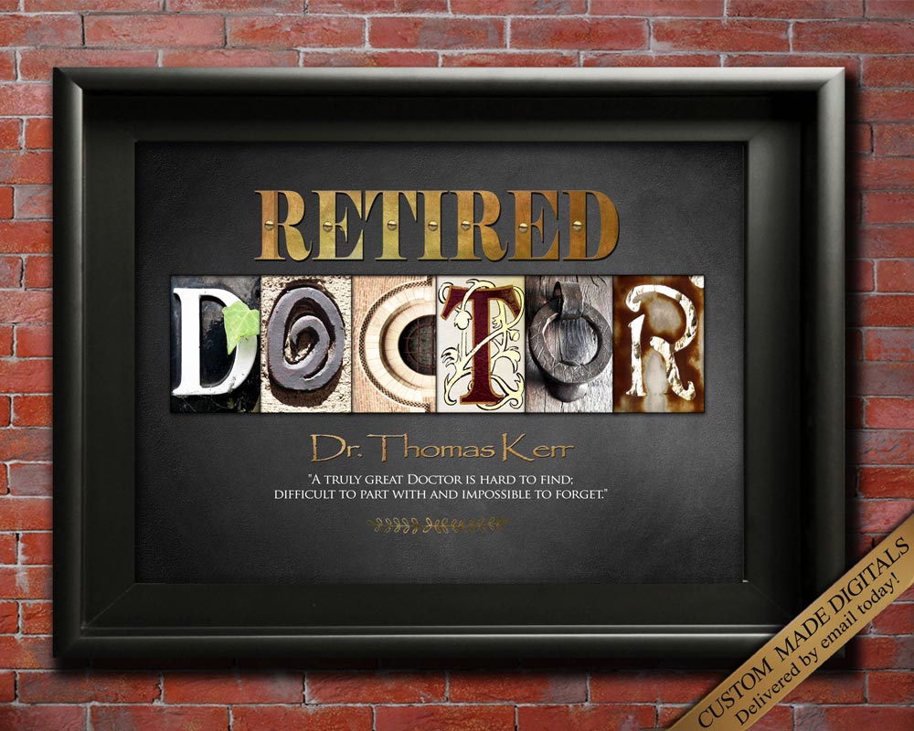 Custom Thanks Doctor Gift