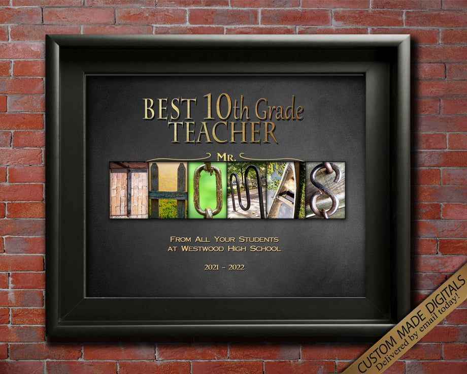 Customized Retirement Gift for Teacher (10 X 8 inches, Wood) - Incredible  Gifts