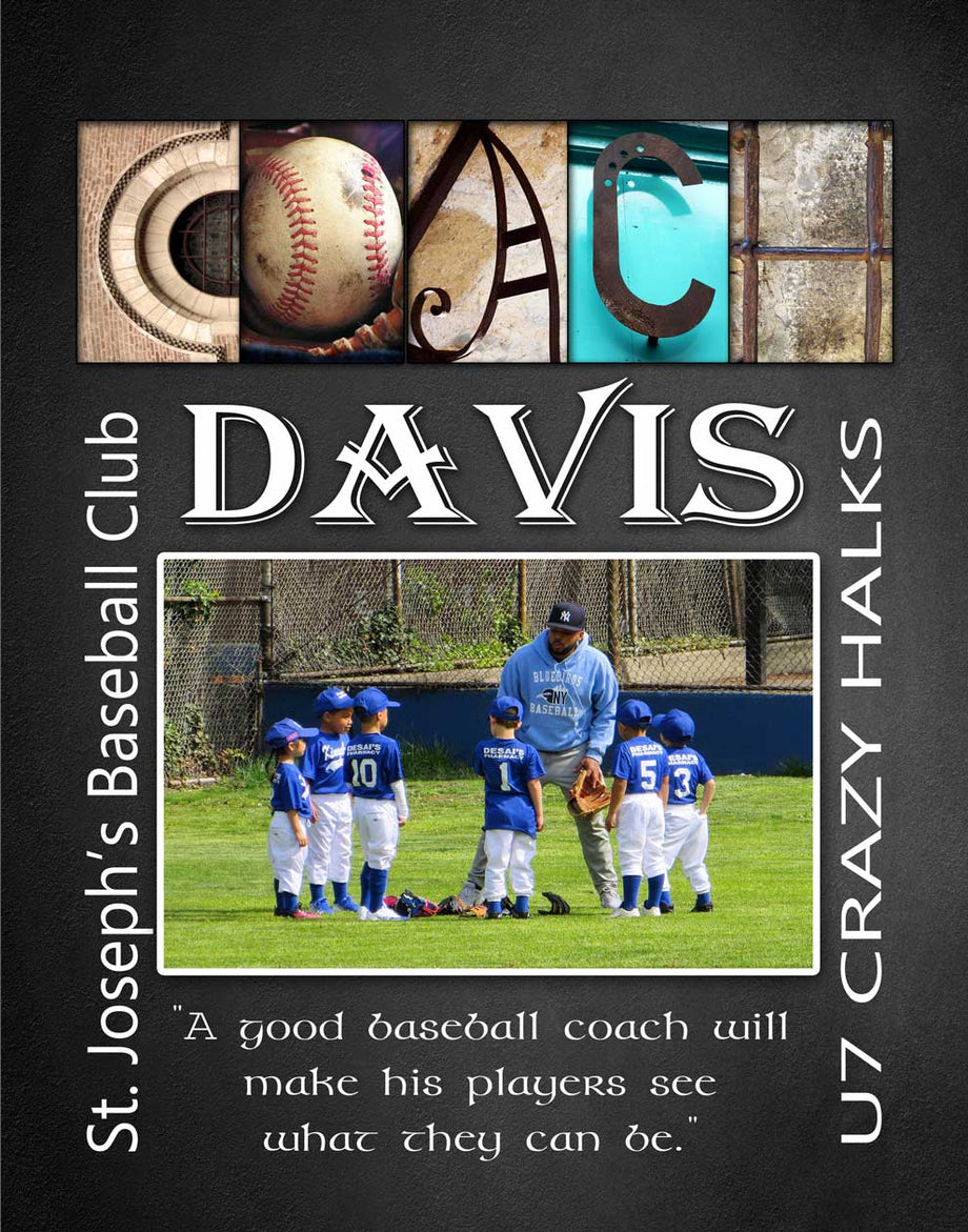 Baseball Coach Gifts to Thank Your Little League Coach