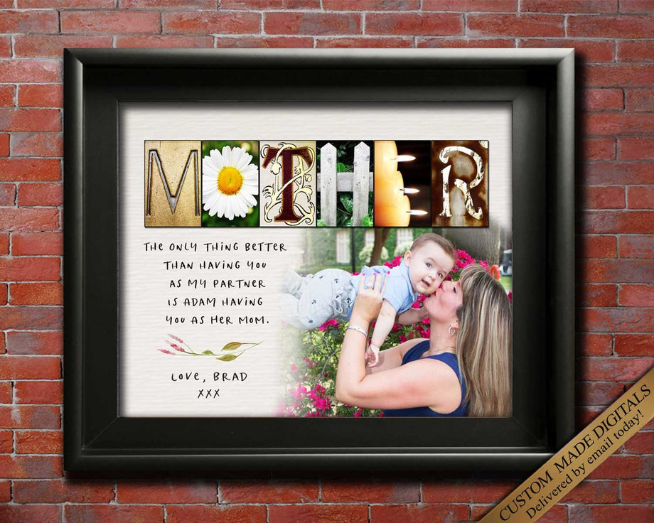 Personalized Mom Photo Collage Gifts, Mom Gifts For Christmas, Unique Photo  Gift For Mom