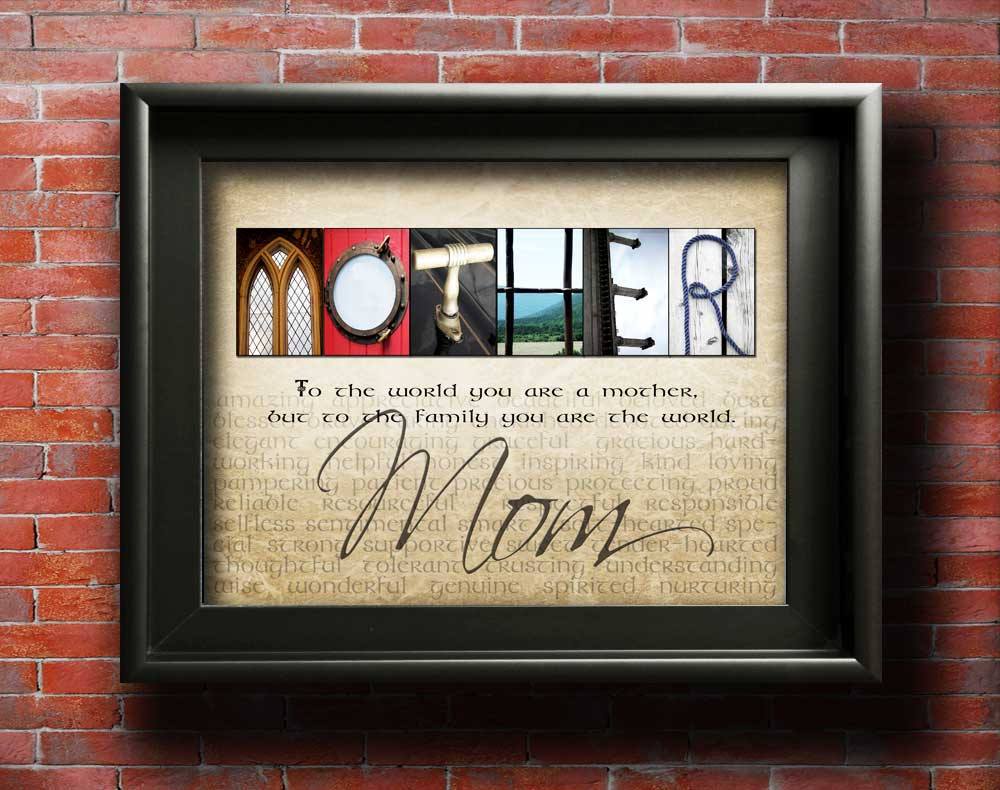 Framed Mothers Day Gift for Mom From Daughter Personalized Picture Gift for  Mother From Son, Sentimental Gifts for Mom, Mothers Day Ideas 