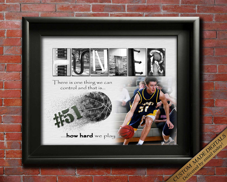 Personalized Basketball Graduation Photo Print, Graduation Gift For  Basketball Player, Senior Gifts Basketball - Best Personalized Gifts For  Everyone