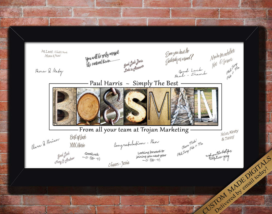 Personalized Boss Birthday Gift, Boss Appreciation Gift - Timeless Notions