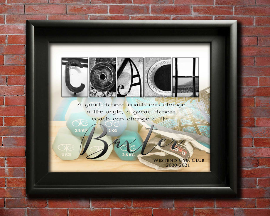 Personalized Volleyball Coach Gift Photo Frame, Volleyball End Of Season  Gift For Coach, Coaches Gift Print