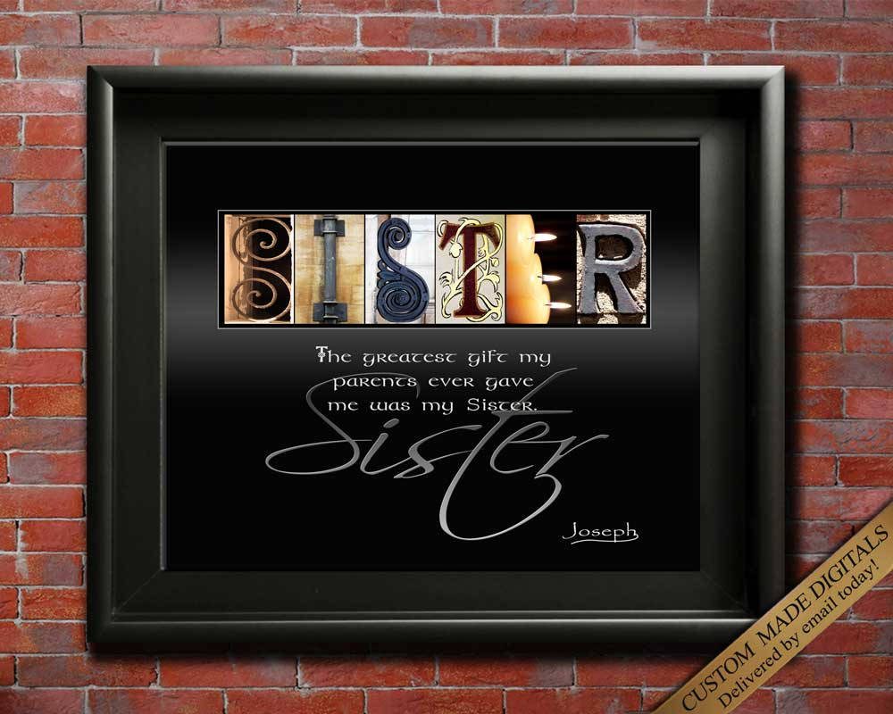Sisters Signature Bedroom Decor Gifts Best Gifts Crafts - Temu Germany