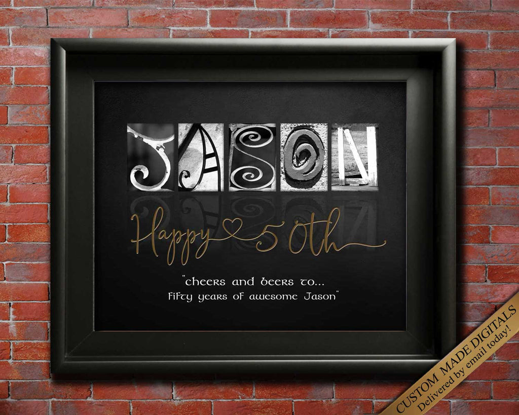 wall decor birthday gift for man